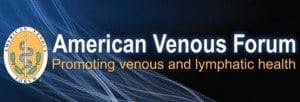 American Venous Forum logo - a research forum on venous and lymphatic disease